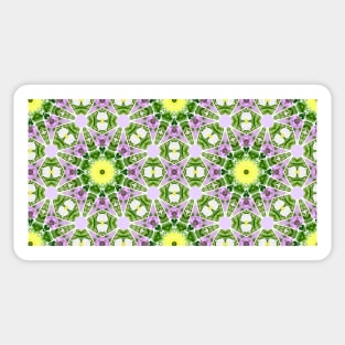 Easter Floral Kaleidoscope 11 Sticker